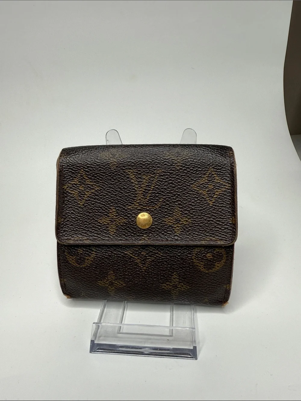 Louis Vuitton Elise Brown Monogram Wallet Tri-Fold | Unisex | Pre-Owned |